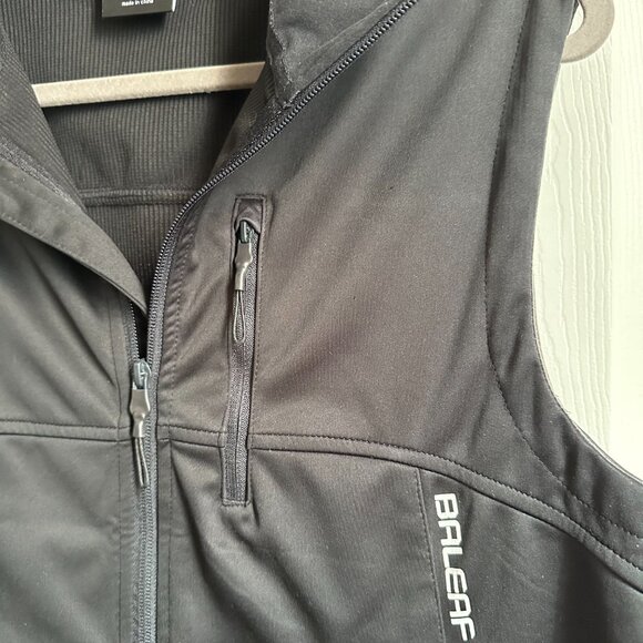 Men's Black Baleaf Full Zip Golf Vest Size Small - Picture 3 of 9